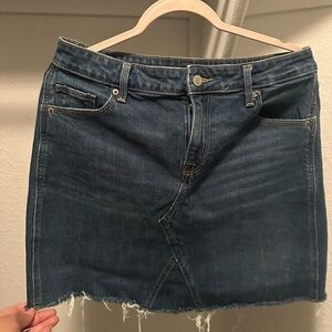 Old Navy Blue Denim Mini Skirt